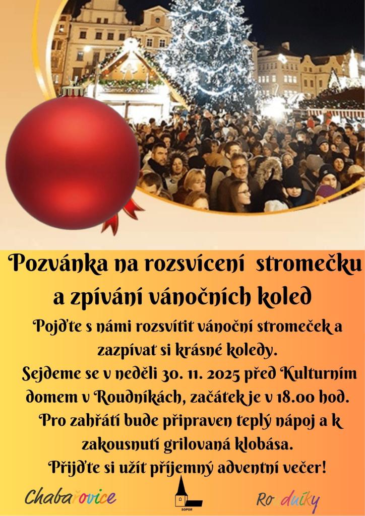 Rozsvícení vánočního stromu