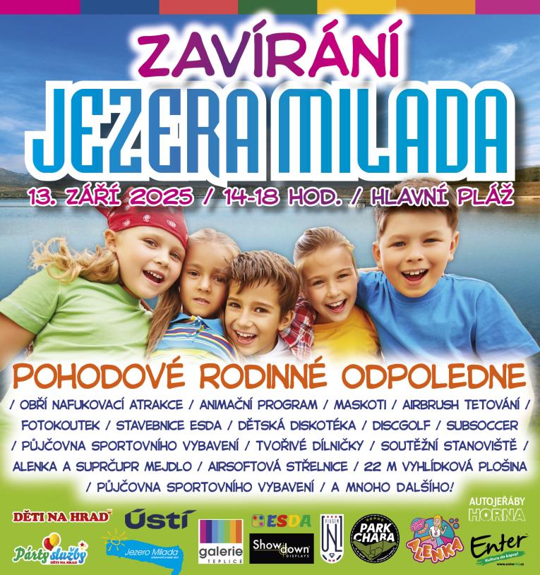 Zavírání jezera Milada